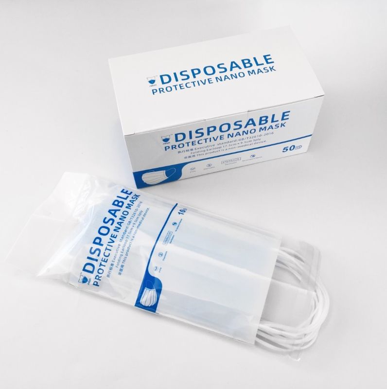 Εύκολος υψηλότερο ρευστό ανθεκτικό προσαρμοσμένο στρώμα λογότυπο μασκών αναπνοής στο μίας χρήσης ιατρικό προμηθευτής